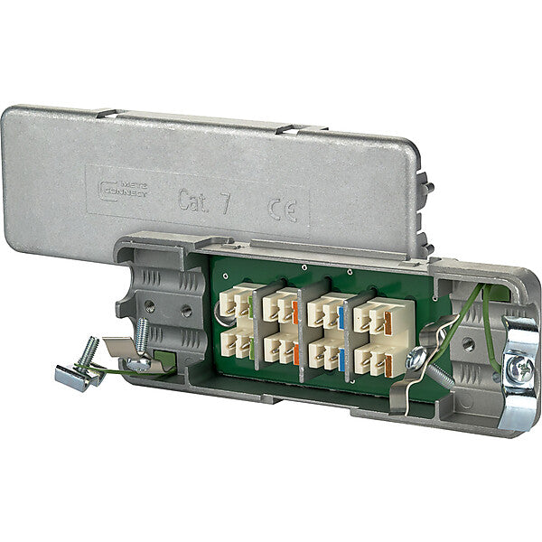 METZ CONNECT Kabelverbinder Cat.7 Metallgehäuse 130863-E